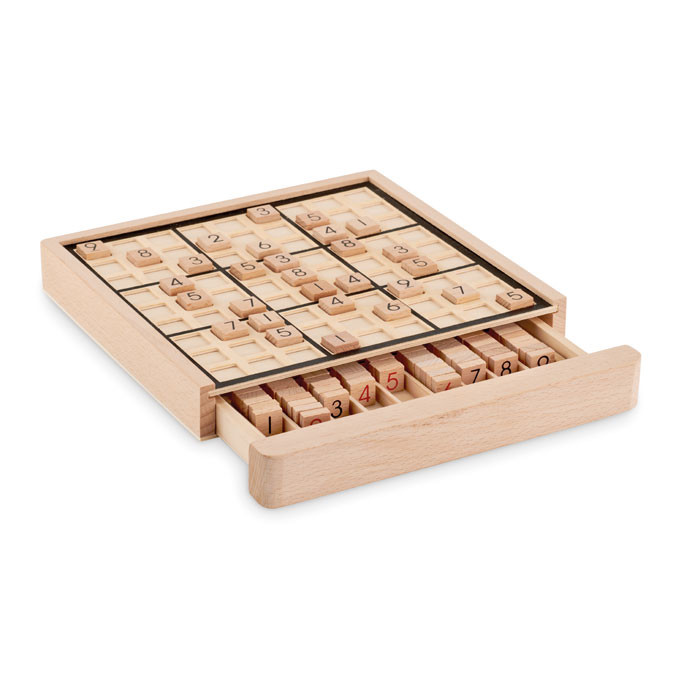 MB - Wooden sudoku board game