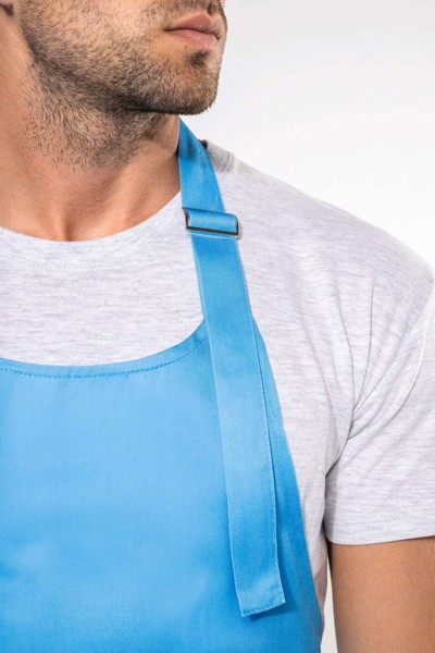 Polycotton Apron Without Pocket - White