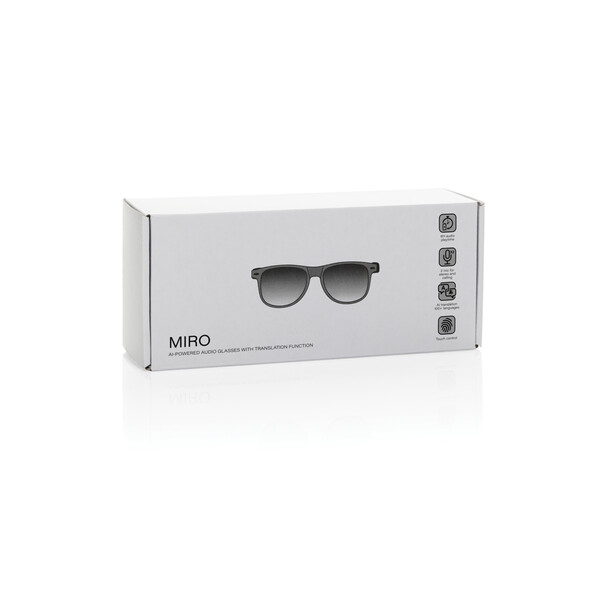 Miro AI-powered Audio Glasses with translation function