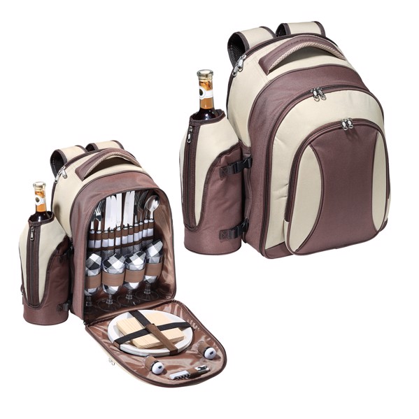 Backpack "Picnic Deluxe" - Black / Grey