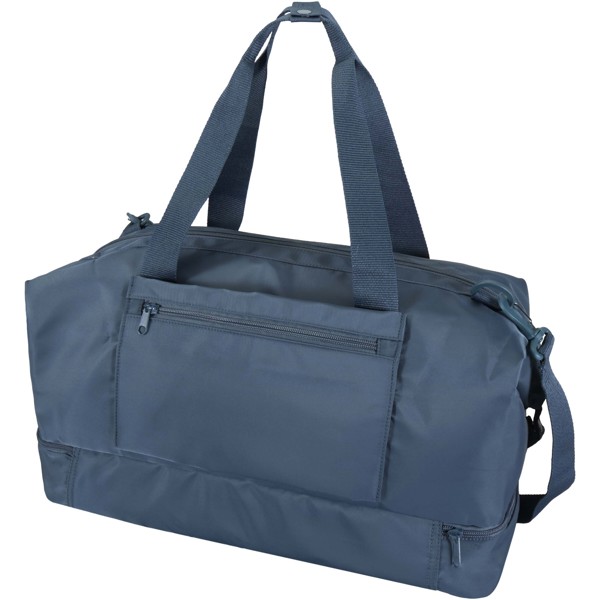 Sac de voyage Trip Aware™ de 42 L en matériaux recyclés - Bleu hale
