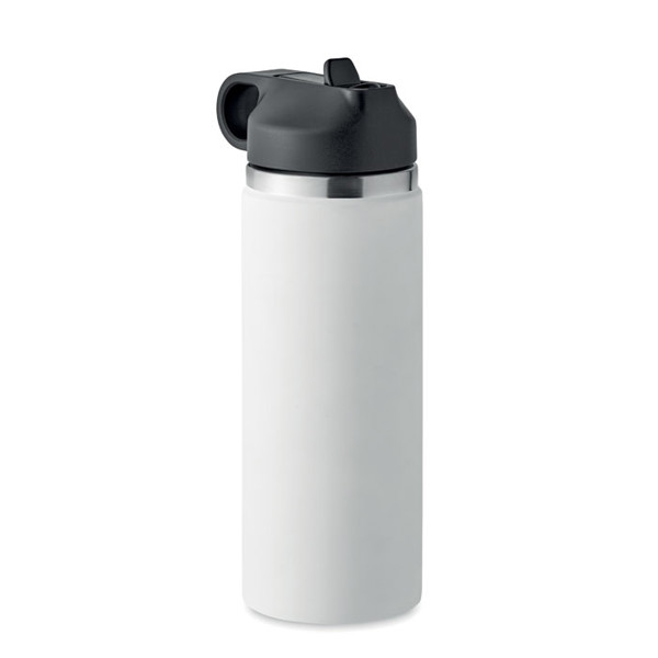 Double wall bottle 500 ml Ivalo - White