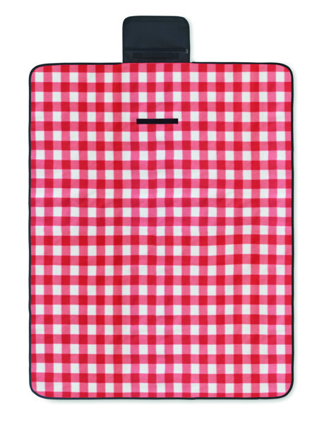 Caly piknik odeja RPET flis, 150x120 cm - Rdeča