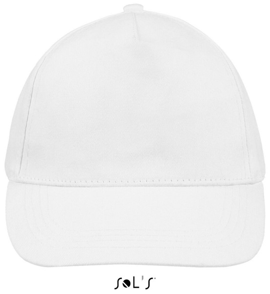 Sol's Buzz - Five Panel Cap - White