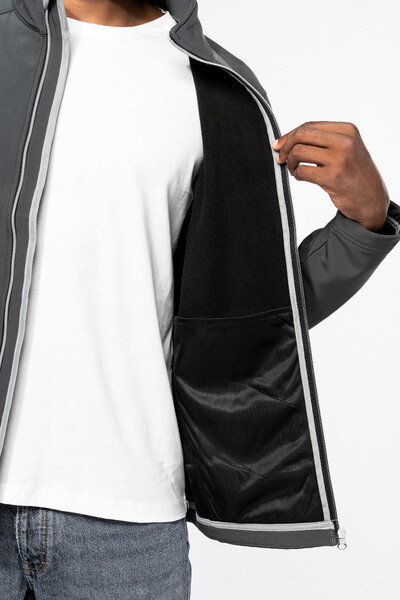 Veste softshell 2 couches KA424 - Gris Foncé / L
