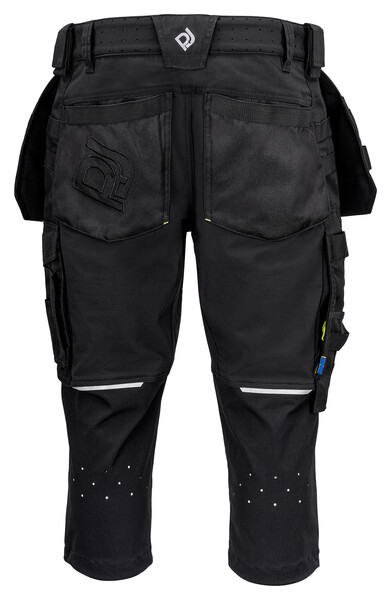 5557 STRETCH 3/4 PANT Black D104