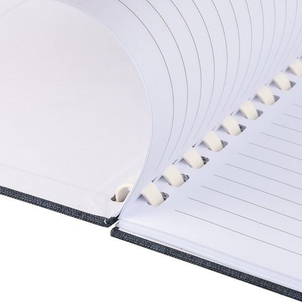 RPET-muistikirja A5 Ilias - Musta