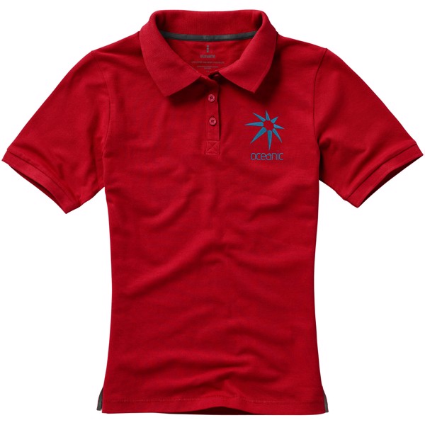 Polo manches courtes femme Calgary - Rouge / S