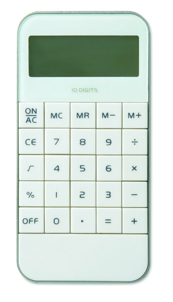 Zack kalkulator z 10-mestnim zaslonom, ABS