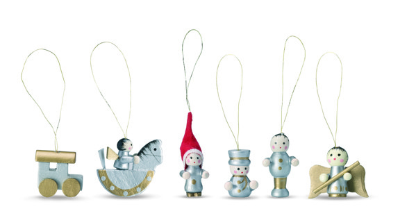Set of 6 Xmas decoration Helsinborg