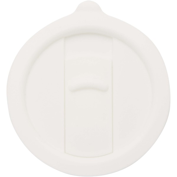 Carter 450 ml Keramiktasse mit Kunststoffdeckel - weiss