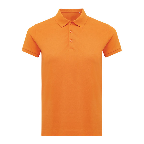 Dámské polo tričko IQONIQ Yosemite z recykl. bavlny - Oranžová / XXL