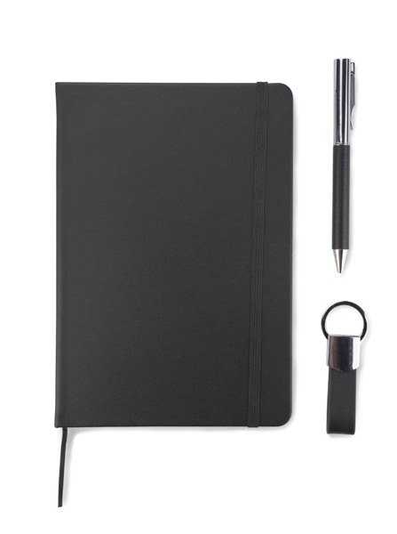 Notebook with pen and key ring set PROBIZ