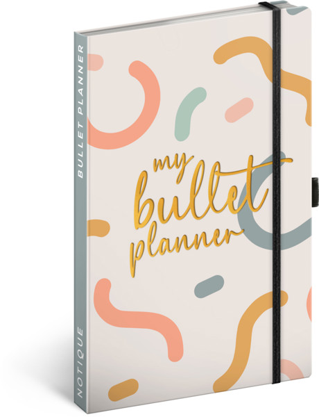 Týždenný diár bez dátumu My Bullet Planner, 13 x 21 cm Cz/Sk