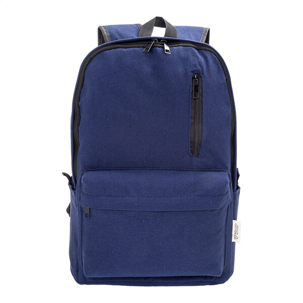 Sac à dos en canvas recyclé Recabak - Bleu