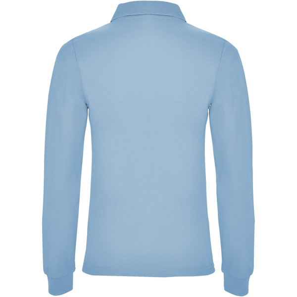 Polo da donna a maniche lunghe Estrella - Blu cielo / 3XL