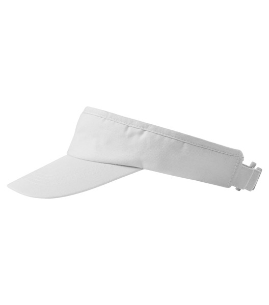 Kšilt Unisex Malfini® Sunvisor - Bílá / nastavitelná