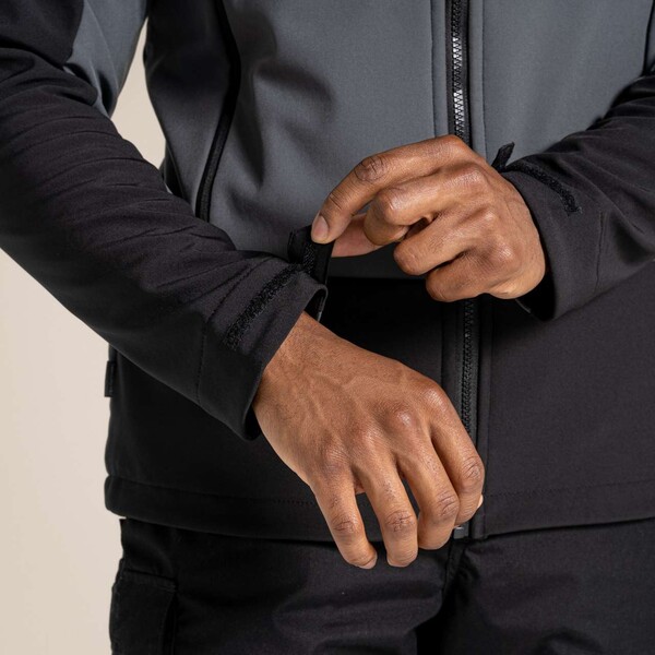 Expert Active Hooded Softshell Jacket - Black / 3XL