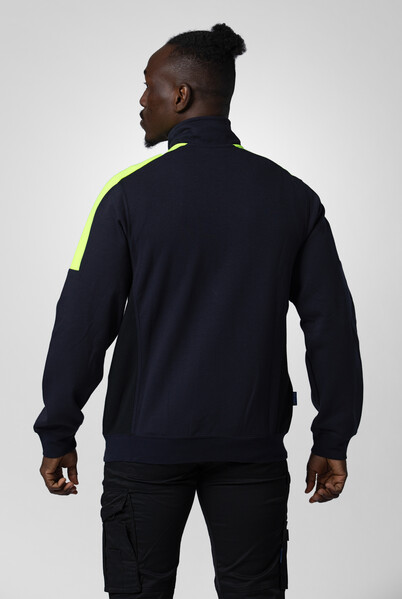 2128 Sweatshirt 1/2 zip Grey XL