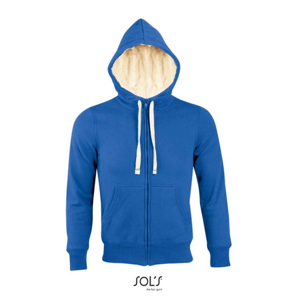 Sol's Sherpa - Unisex μπουφάν με φερμουάρ και επένδυση "Sherpa" - Royal Blue / 2XL