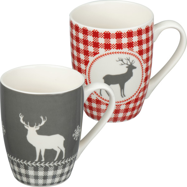 ARMIN Set căni de crăciun, 300ml - Multicolored