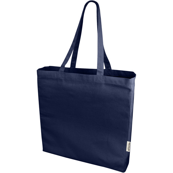 Sac shopping Odessa recyclé GRS de 220 gr/m² capacité 13 litres - Marine