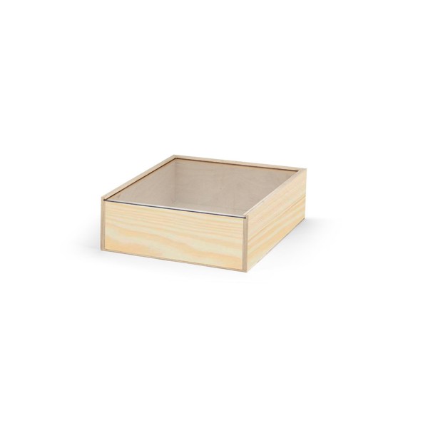 BOXIE CLEAR S. Wood box S - Dark Natural