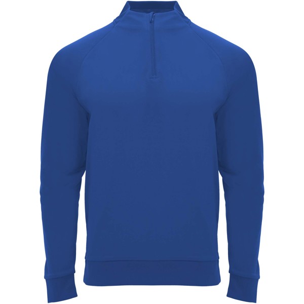 Felpa a maniche lunghe con zip a un quarto unisex Epiro - Blu royal / L