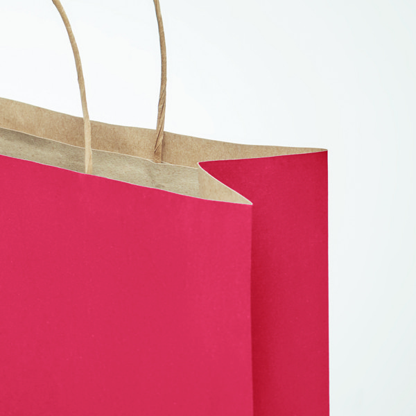 Sac en papier grand format Paper Tone L - Rouge