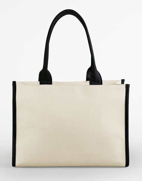 Puerto Large Tote - Natural / Black / ONE SIZE