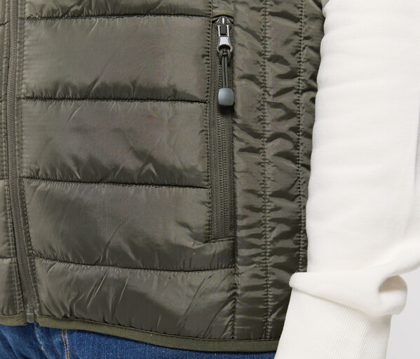 Bodywarmer homme en polyester recyclé - DEEP ROYAL BLUE / L