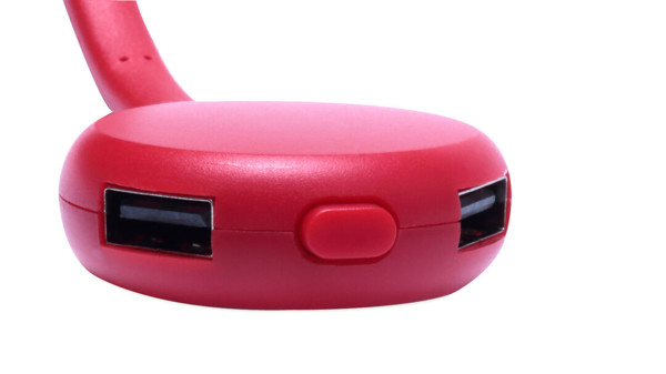 Lámpara Puerto USB Ticaro - Rojo