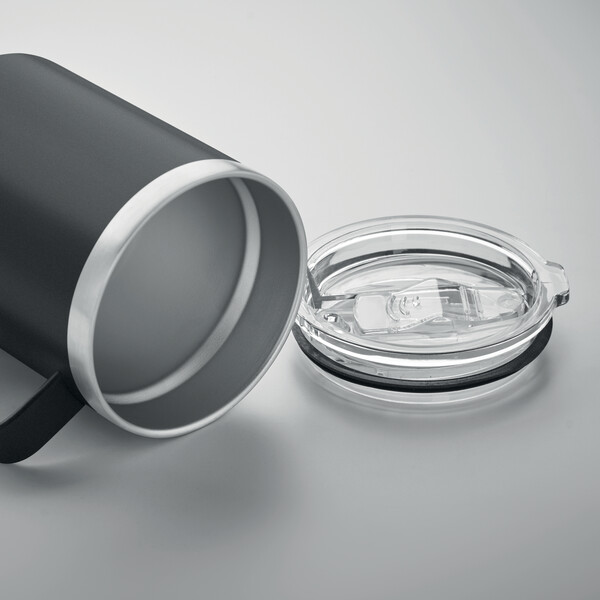Double wall mug 300 ml Inari - Black