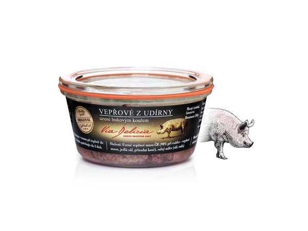Bravčové mäso z u d i a r n e údené bukovým dymom 210g