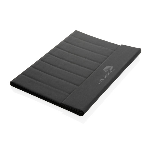 Impact Aware A4 portfolio, recycled polyester - Black