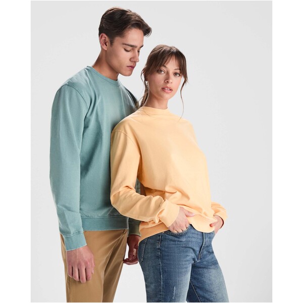 Jaya 250 g/m² unisex crewneck sweater - Yellow / L