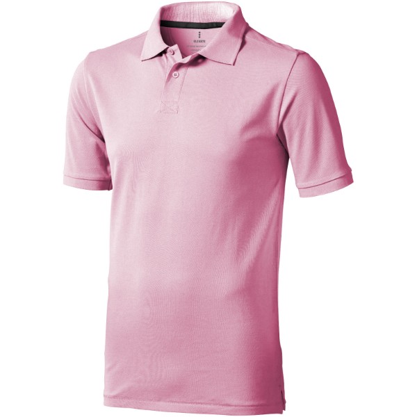 Calgary 200 g/m2 short sleeve men's polo - Light Pink / XS