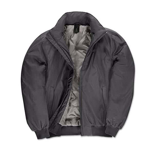 Casaco Crew Bomber Men - Poliéster Pongee - Cinza Escuro / XL