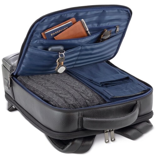 MOCHILA DE PELE PIERRE DELONE "BANKS"