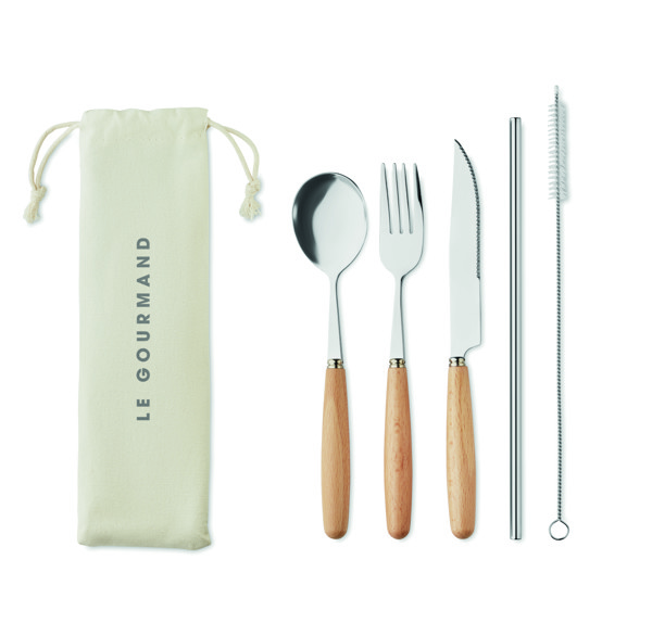 Couverts en acier inoxydable Custa Set
