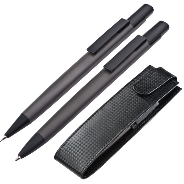 Metal pen set MAXIMILIAN - Anthracite