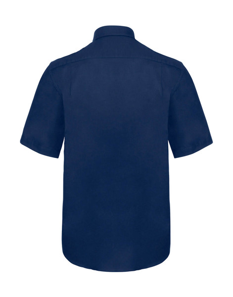 Oxford Shirt Short Sleeve - Black / S