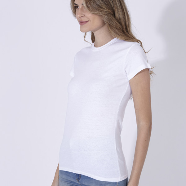 Camiseta Mujer Blanca "keya" WCS180 - Blanco / S