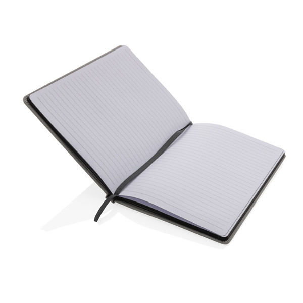 GRS certified RPET A5 notebook - Grey / Black