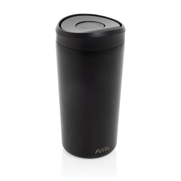 Avira Alix RCS Pohár klik z rec. Nehrdz. ocele  400 ml - Čierna