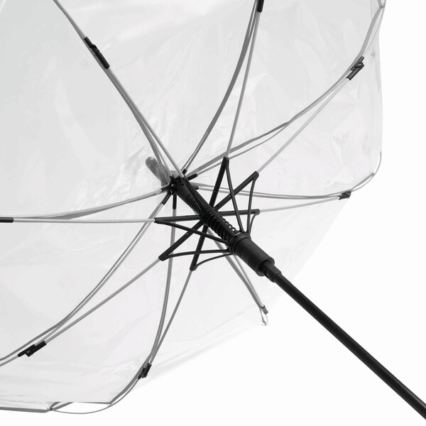 Automatic Windproof Stick Umbrella Vip - Transparent / White