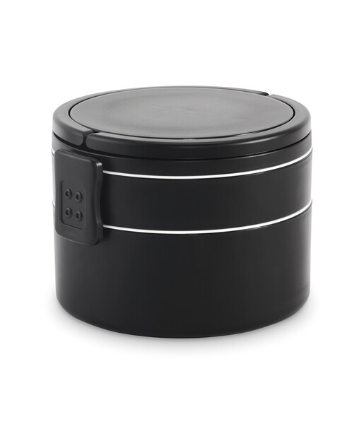 PP kétszintes ételdoboz 950 ml Ensala - Fekete