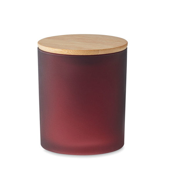 Plant based wax candle 200 gr Keops Medium - Burgundy