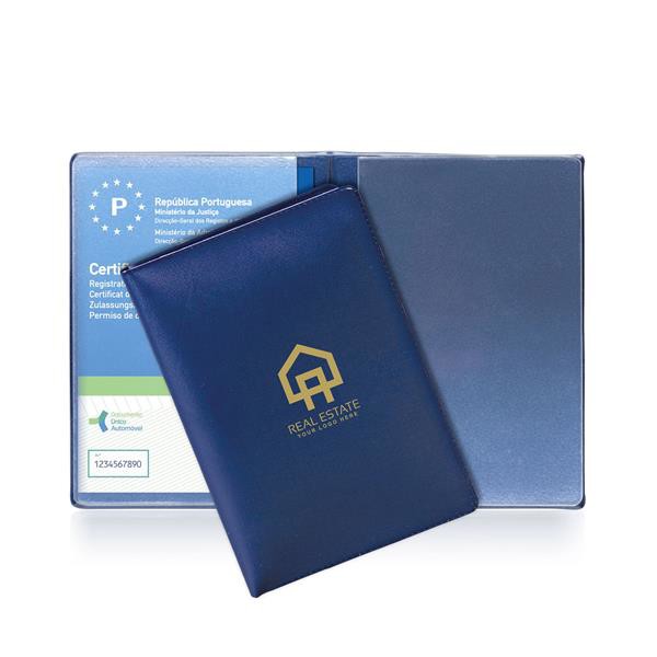 Bolsa Porta-Documentos Em Pvc, 2 Divisórias - Branco