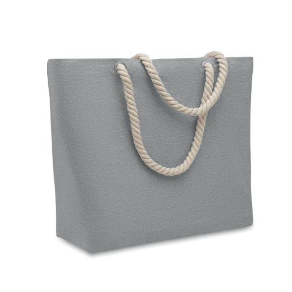 Cord handle beach bag 220gr/m² Mare - Grey